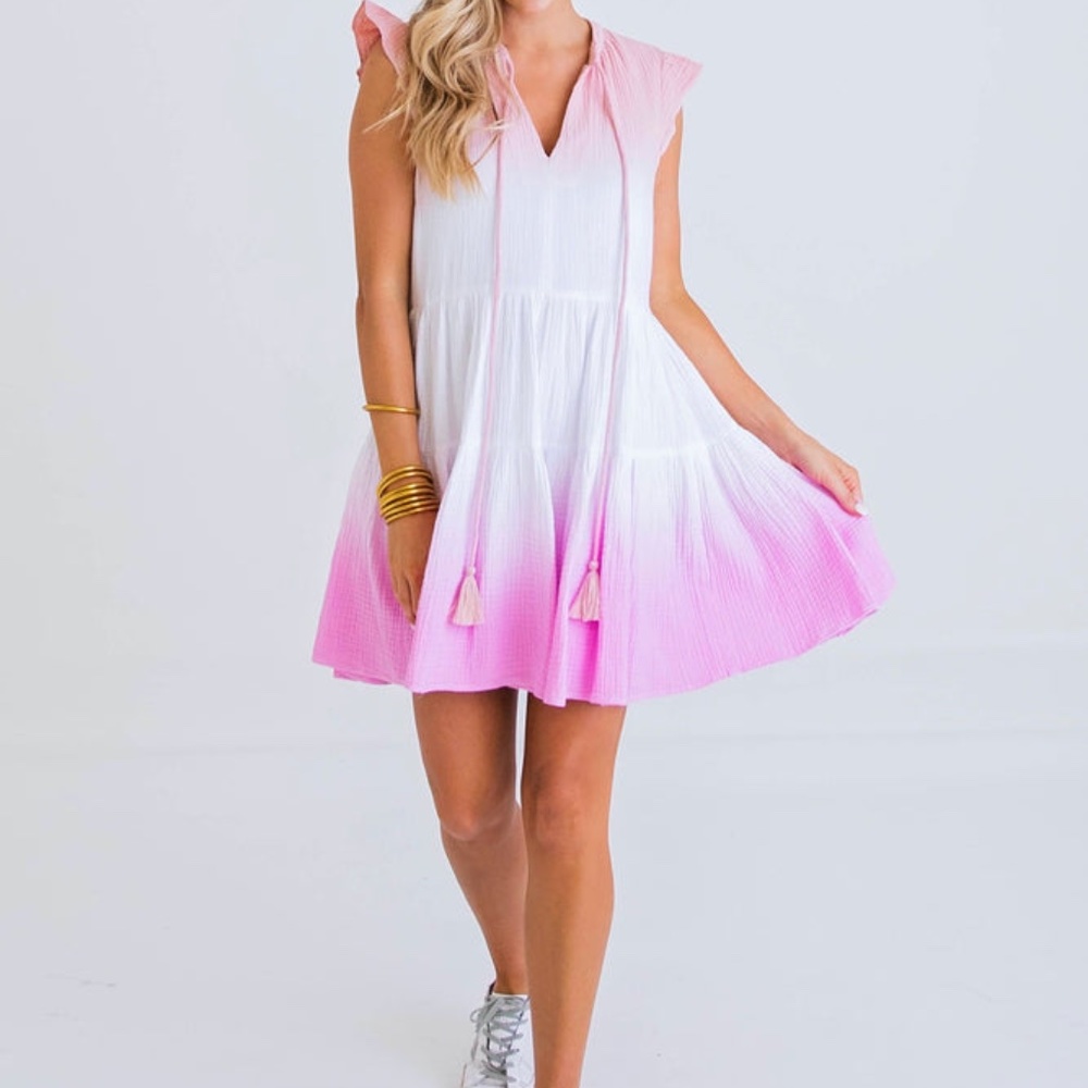 Karlie Tie-Dye Gauze Dress